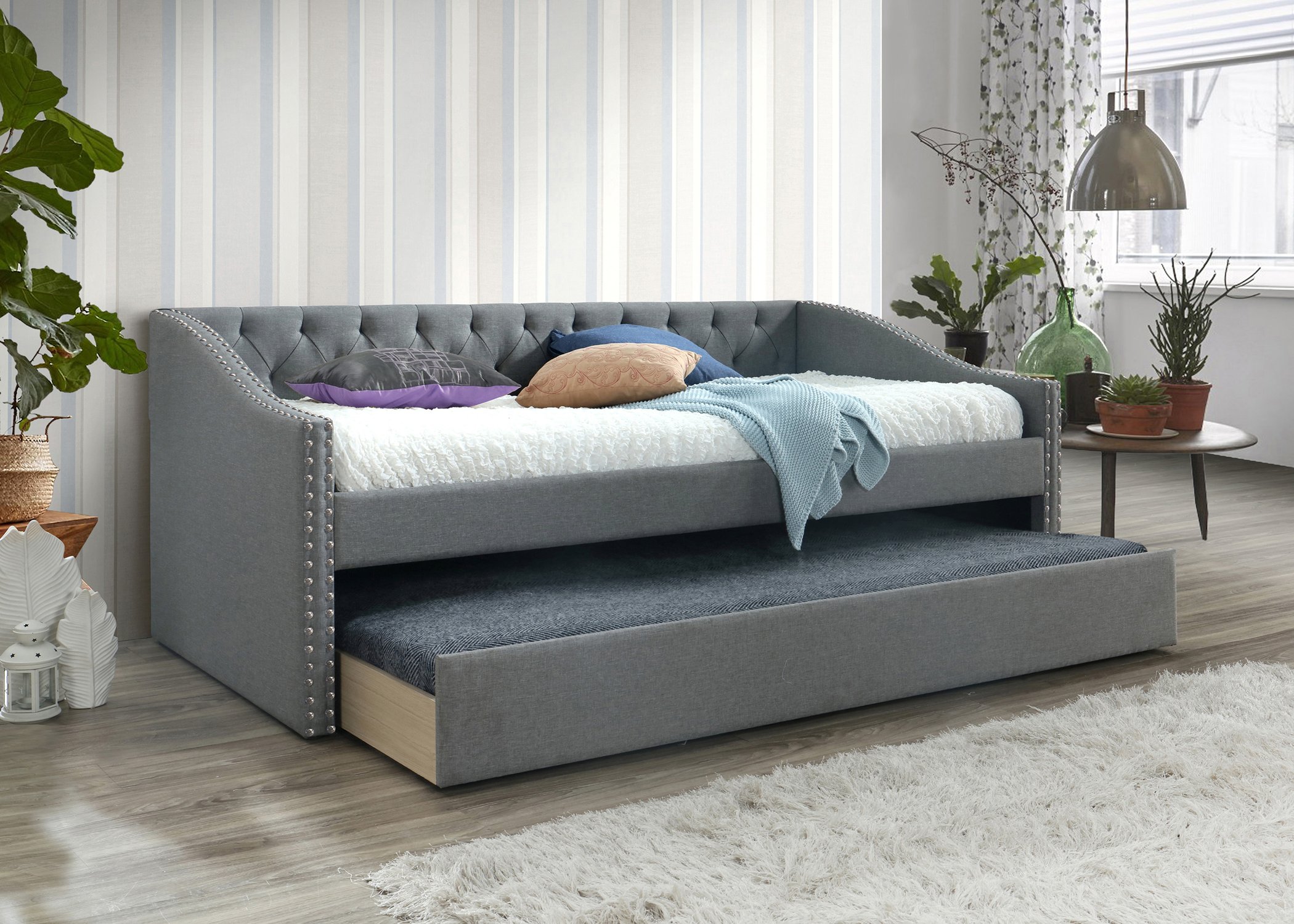 5325 Gray Loretta Daybed (image for) 5325 Gray Loretta Daybed