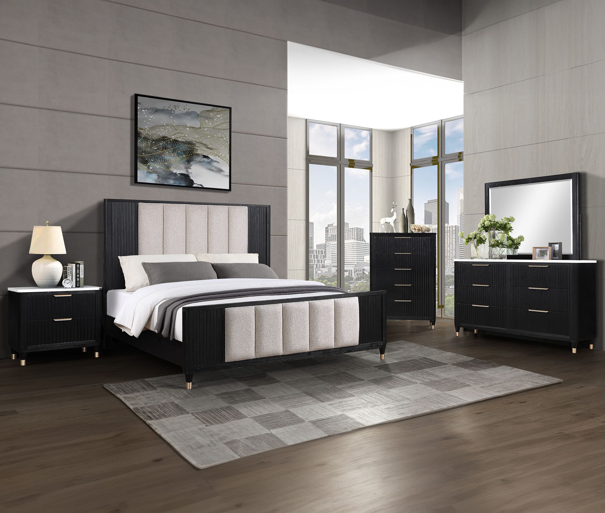 B1400 Kara 4 Pc. Queen (image for) B1400 Kara 4 Pc. Queen