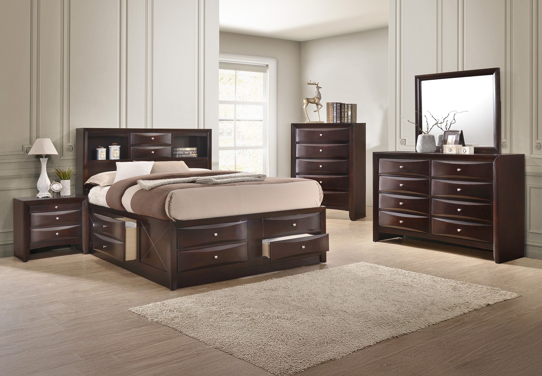B4265 Emily Mily Storage Dark Cherry (image for) B4265 Emily Mily Storage Dark Cherry