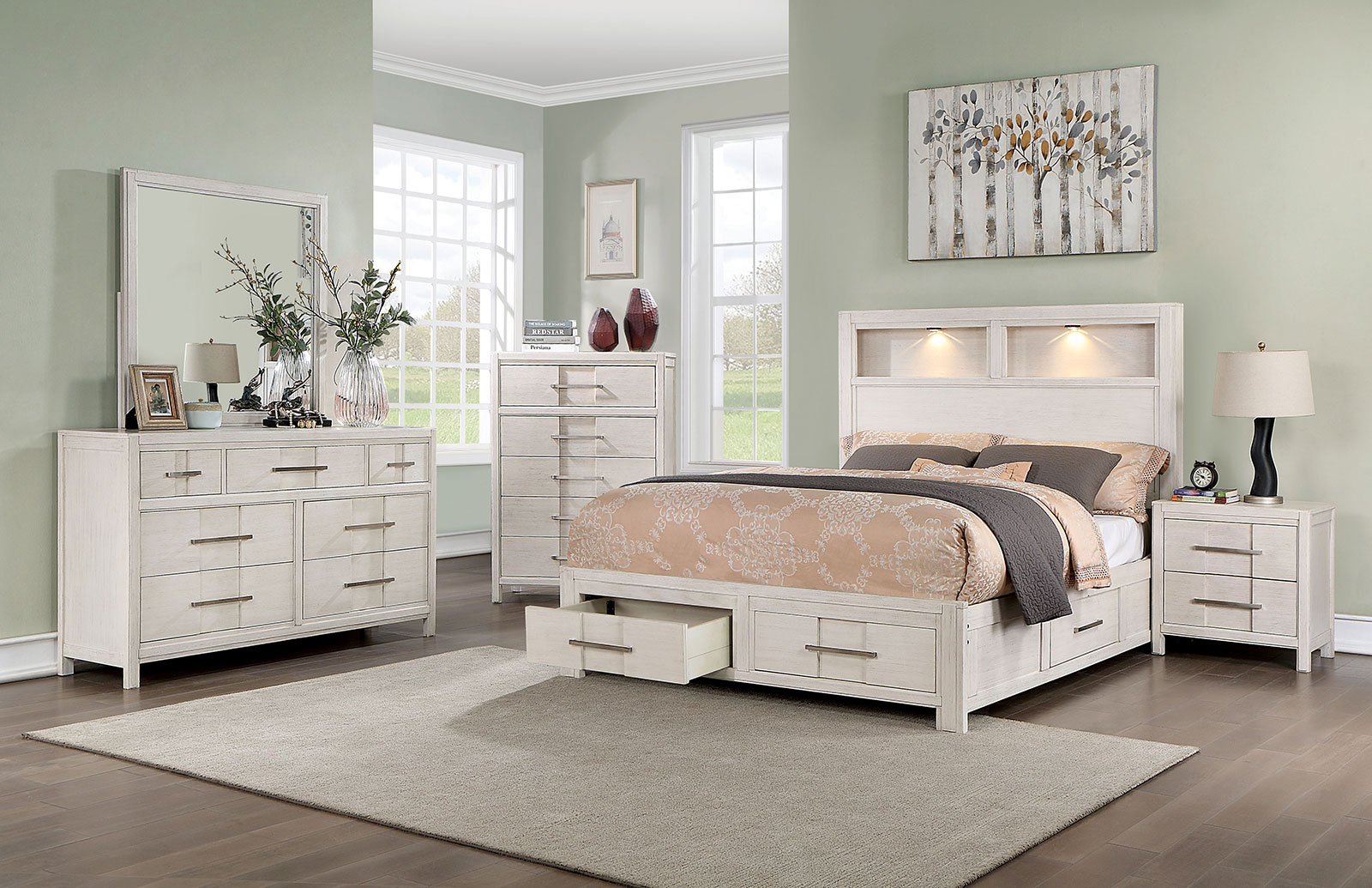 (image for) Karla White Qn. 4Pc 