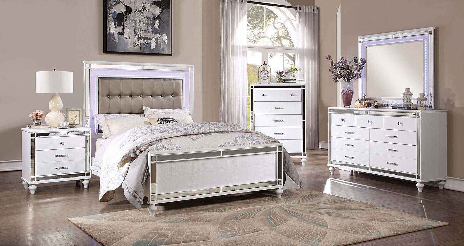 (image for) Brachium White Qn. 5Pc W/Chest