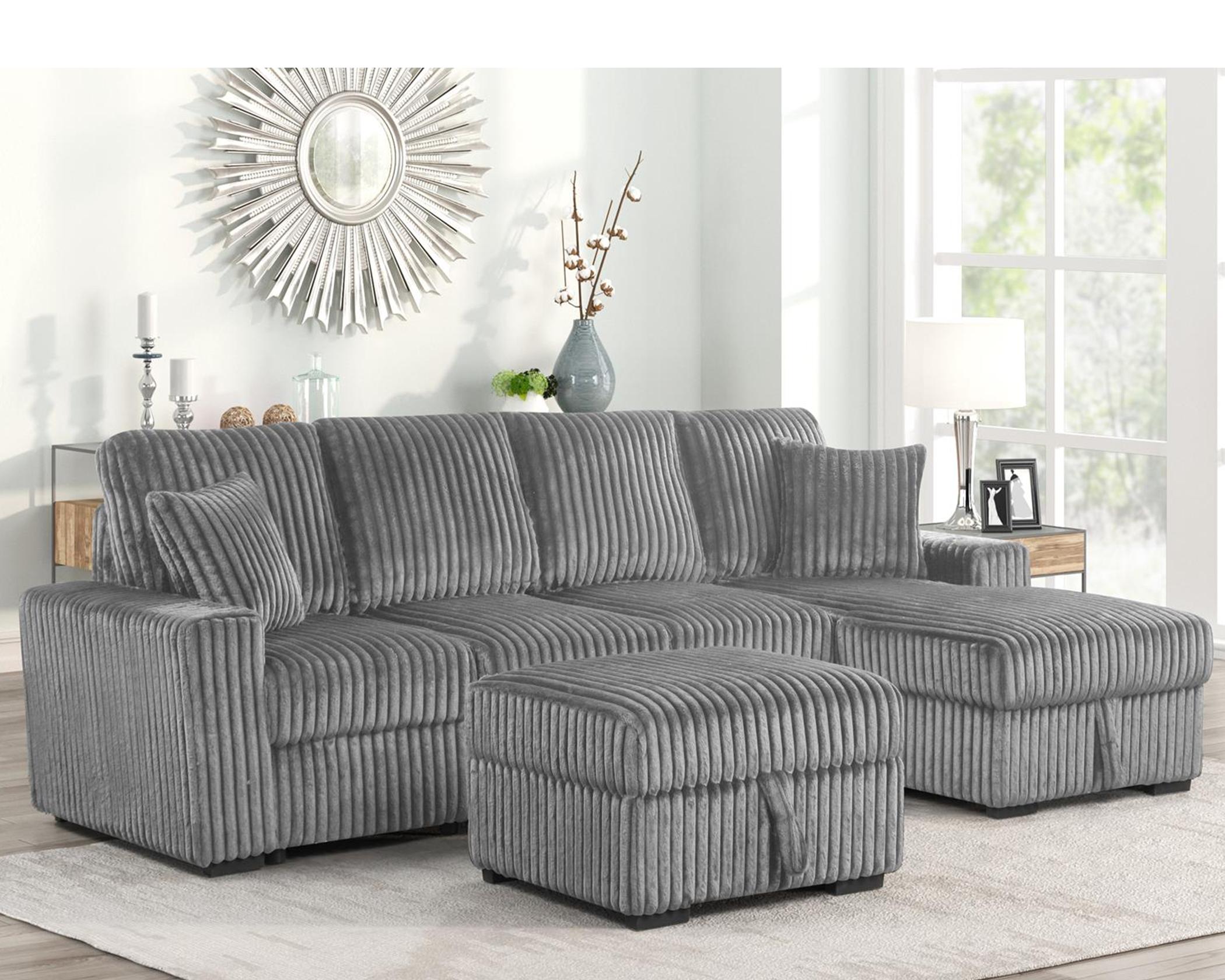 (image for) Cozy Lounge – Grey Sectional