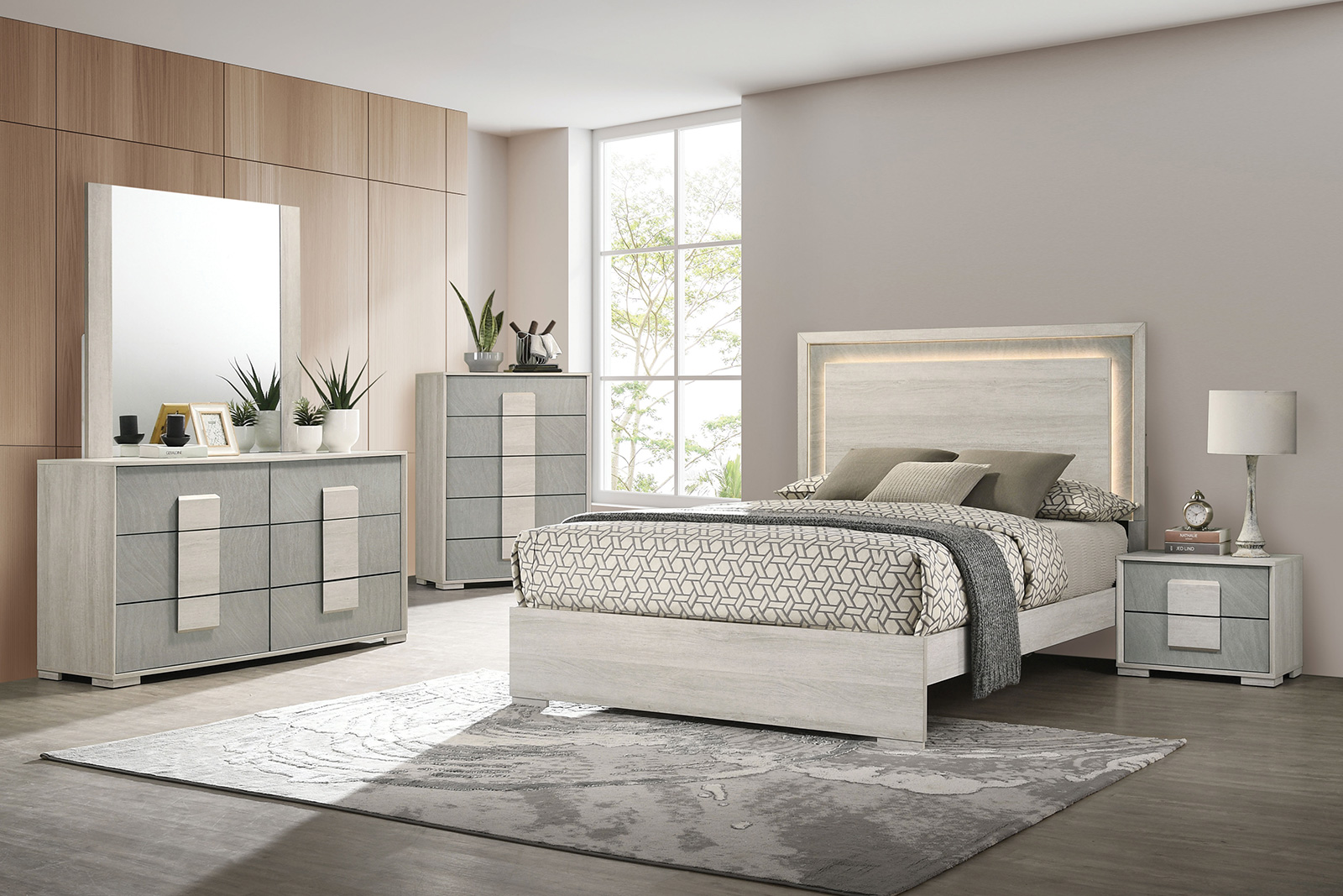 (image for) Lincolt White Qn. 4Pc 