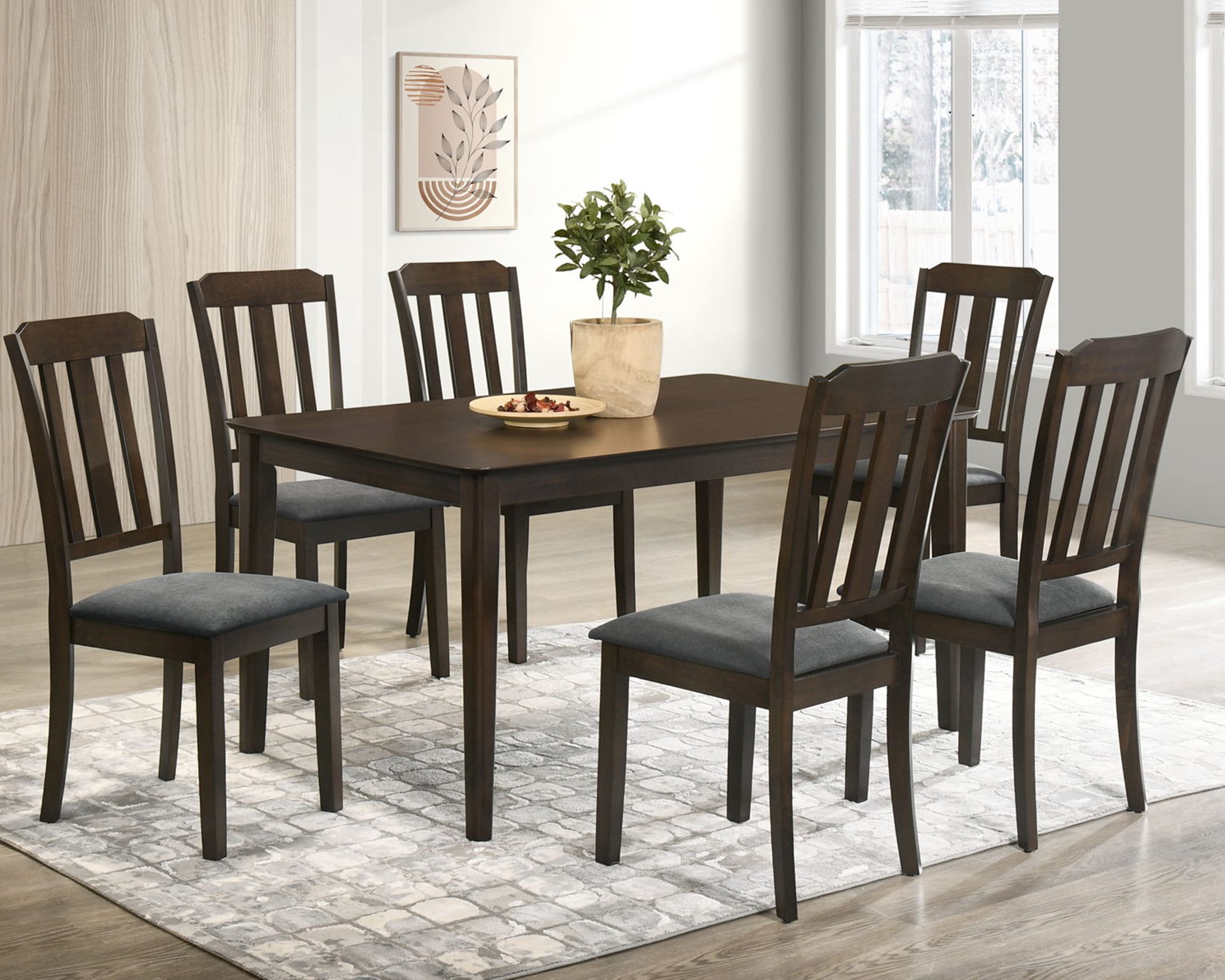 (image for) Benbrook Dark Brown 7 Pc. Set