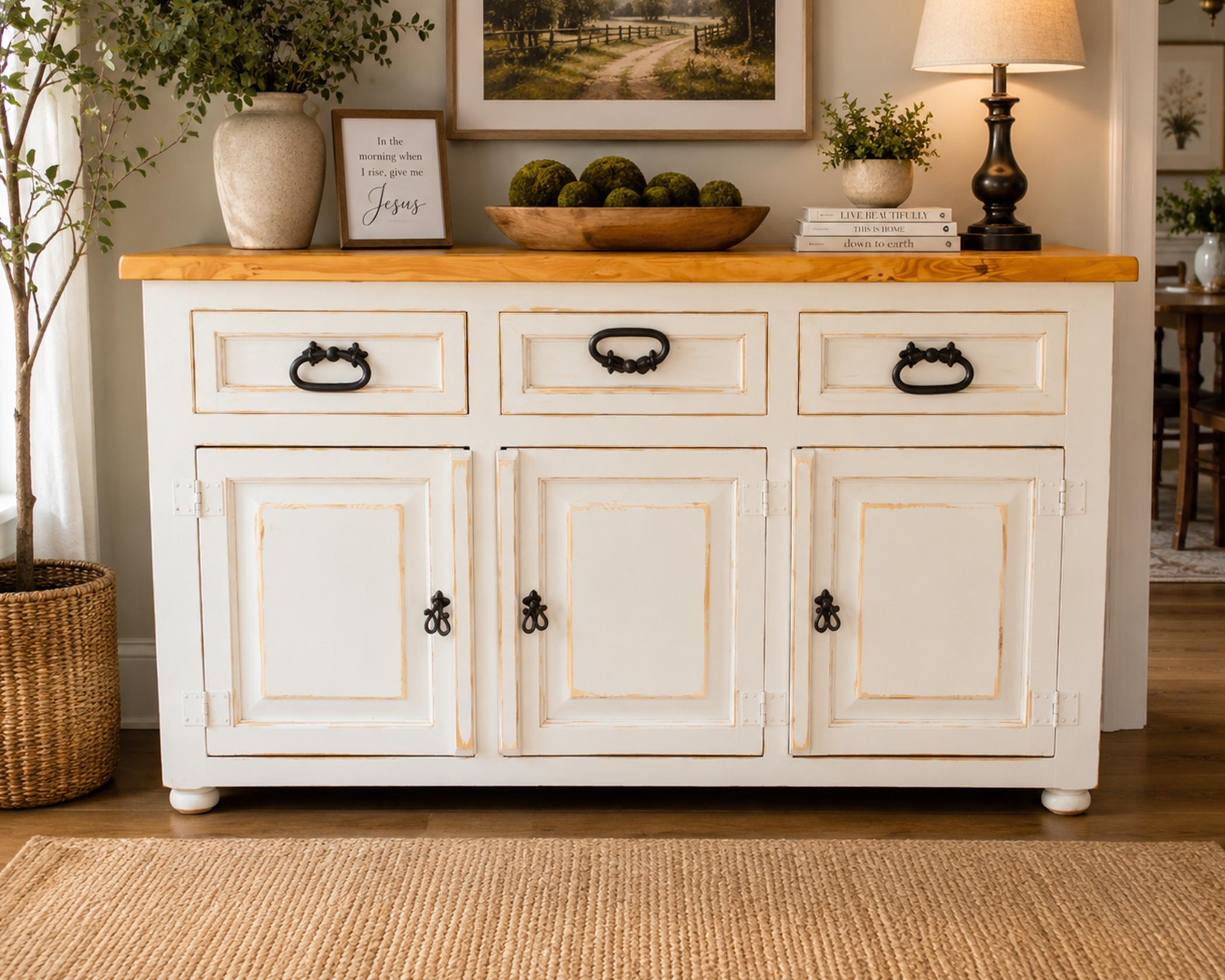 (image for) Nogal White Entry Table