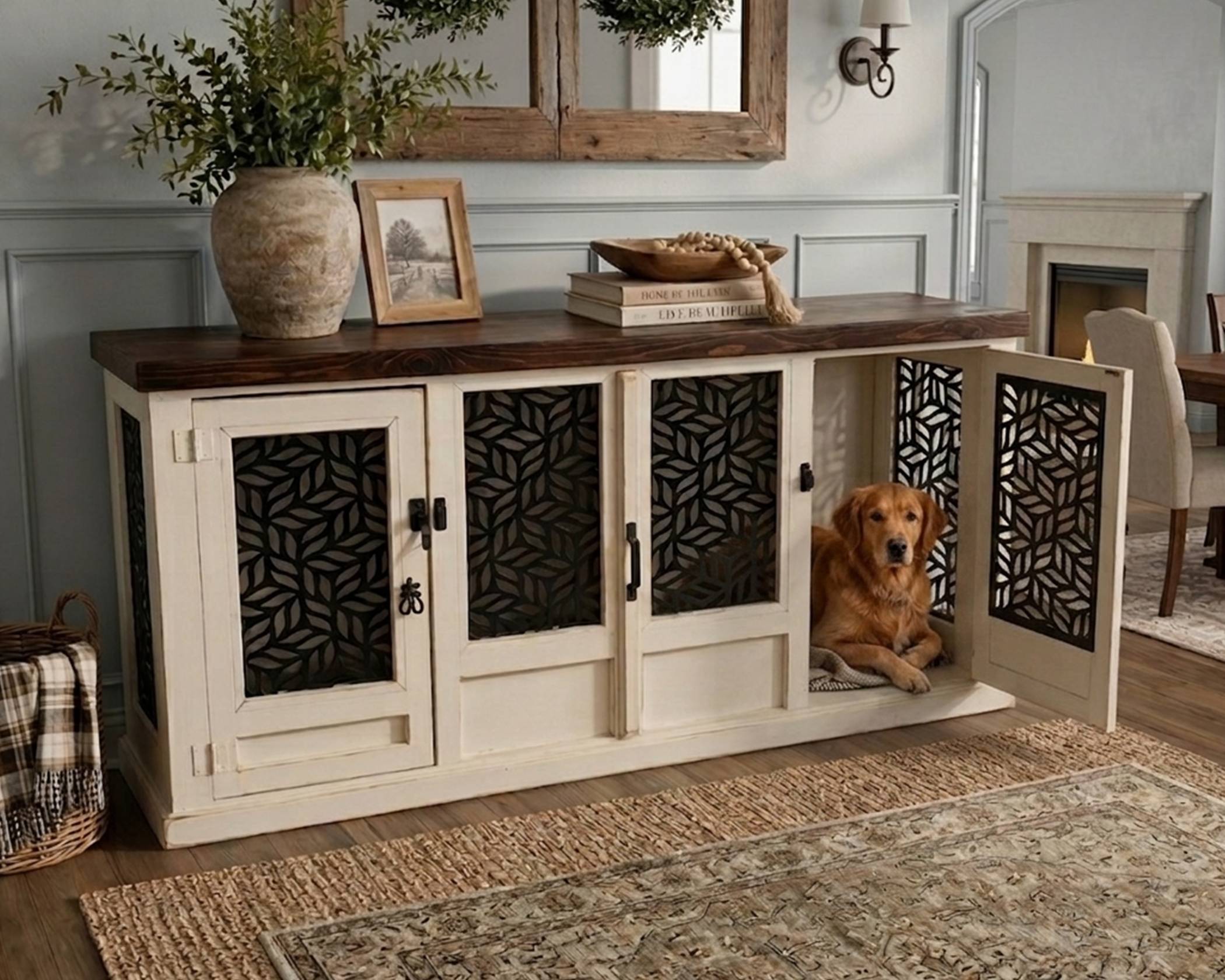 (image for) Pet Kennel White 72" (1 in Stock)