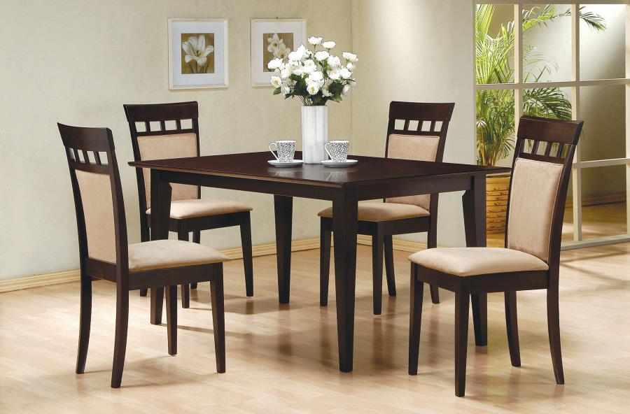 Modal Additional Images for Gabriel Closed Back Dining Side Chair Cappuccino (Set of 2)
