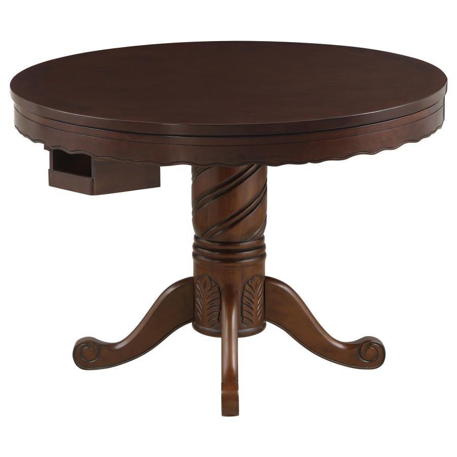 Turk Round Dining and Billiard Poker Game Table Tobacco (image for) Turk Round Dining and Billiard Poker Game Table Tobacco