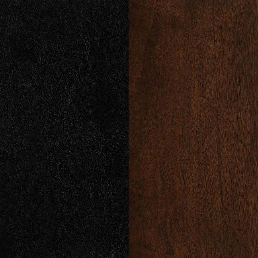 Turk Upholstered Swivel Dining and Game Chair Tobacco