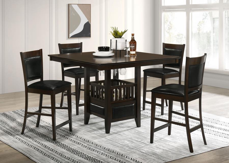 Modal Additional Images for Jaden Square 47-inch Counter Height Dining Table Espresso
