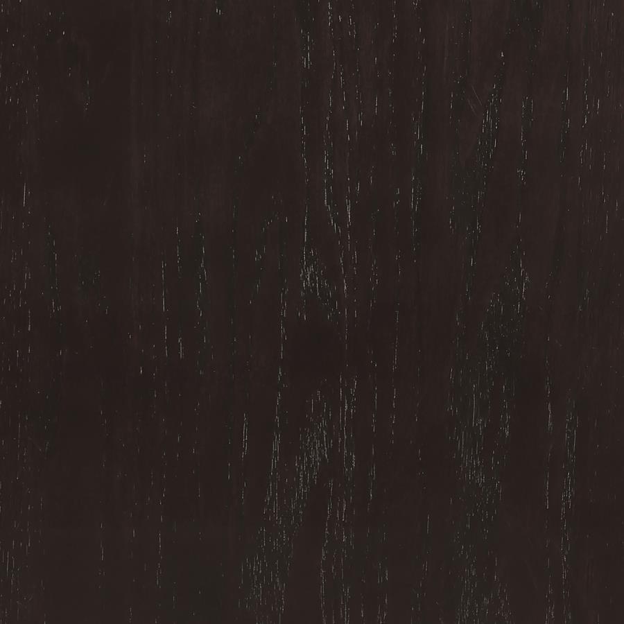 Lavon Wood Dining Side Chair Black and Espresso (Set of 2)