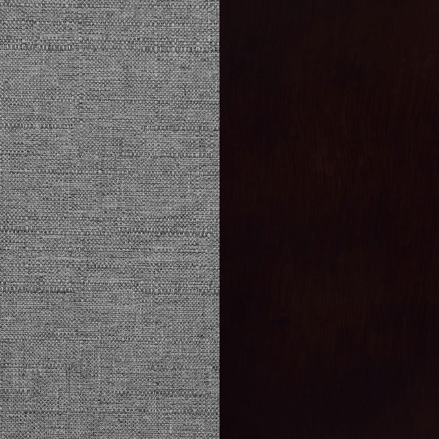 Mulberry Fabric Upholstered Counter Chair Grey (Set of 2)