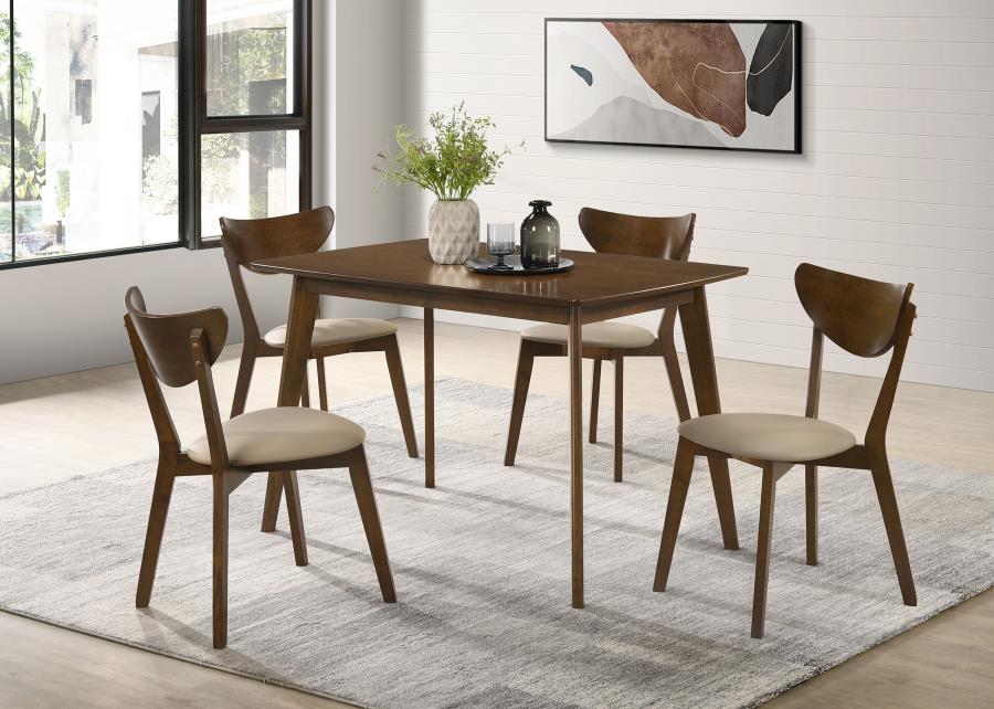 Modal Additional Images for Kersey Rectangular 47-inch Wood Dining Table Chestnut