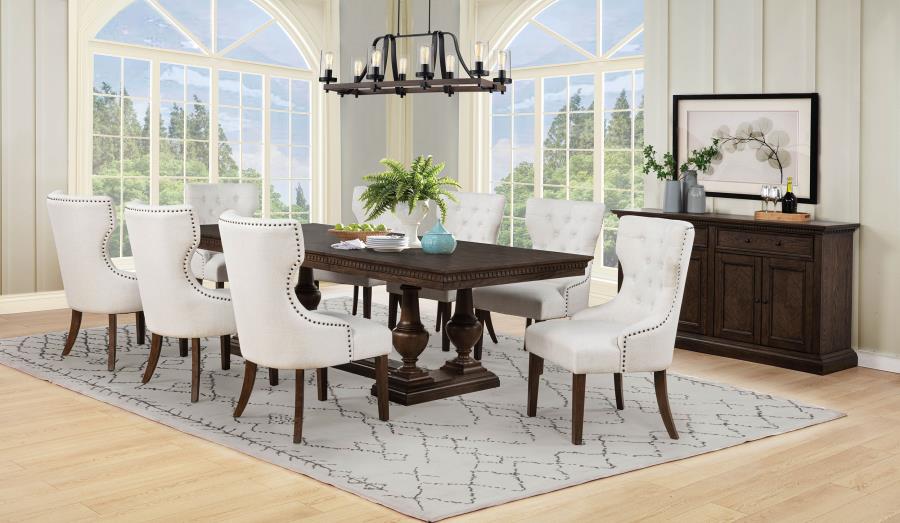 Ridgewell 2-drawer 4-door Dining Server Dark Oak