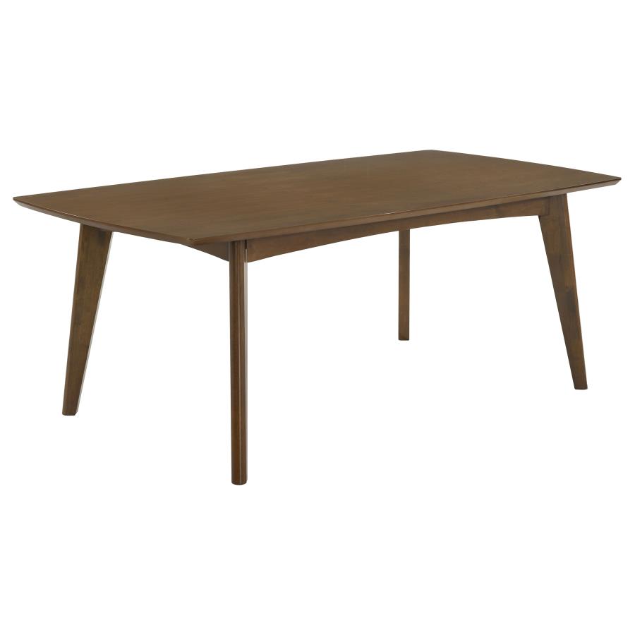 (image for) Malone Rectangular 78-inch Wood Dining Table Dark Walnut