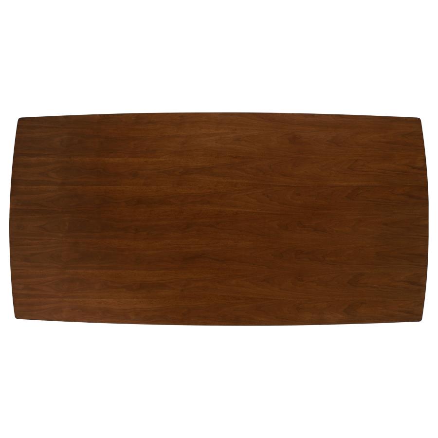 Malone Rectangular 78-inch Wood Dining Table Dark Walnut
