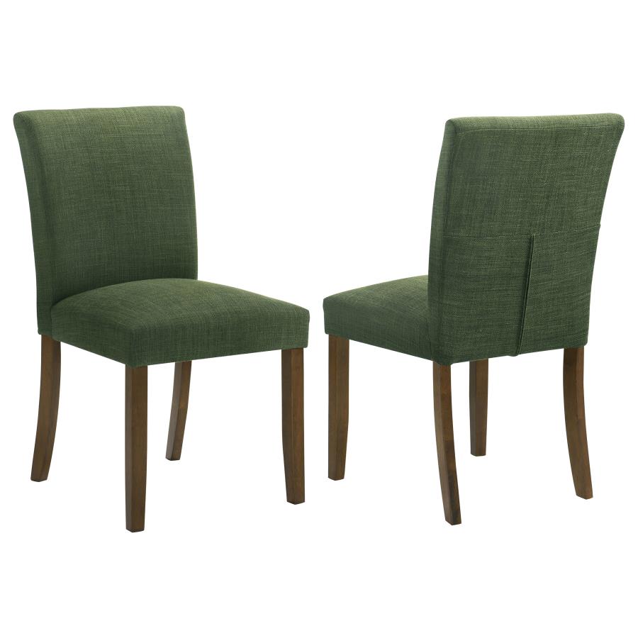 (image for) Paxton Upholstered Dining Side Chair Green (Set of 2)