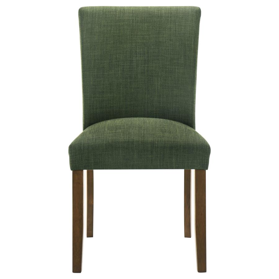 Paxton Upholstered Dining Side Chair Green (Set of 2)