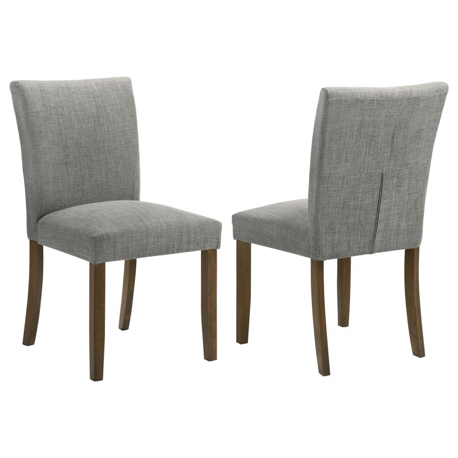 (image for) Paxton Upholstered Dining Side Chair Grey (Set of 2)