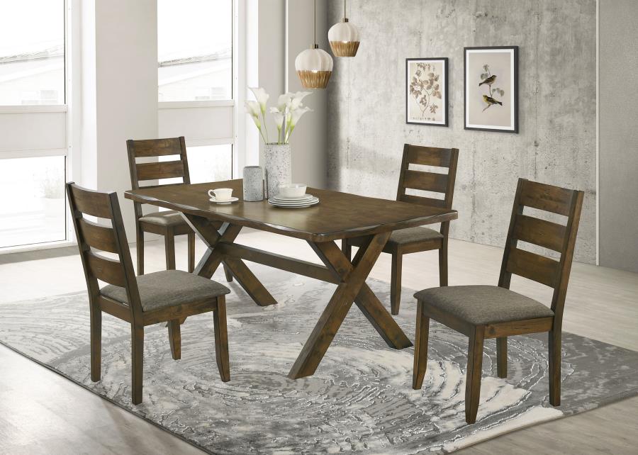 Modal Additional Images for Alston Wood Dining Side Chair Knotty Nutmeg (Set of 2)