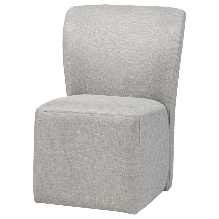Jaelynn Upholstered Parsons Dining Side Chair Beige (Set of 2)