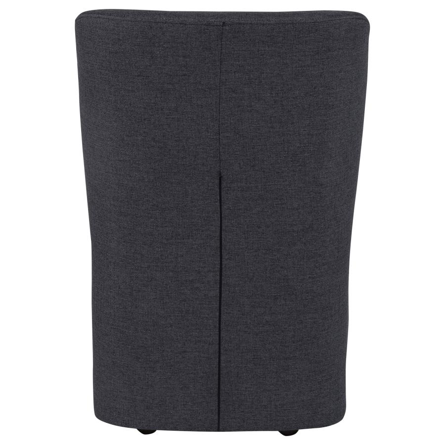 Jaelynn Upholstered Parsons Dining Side Chair Charcoal (Set of 2)