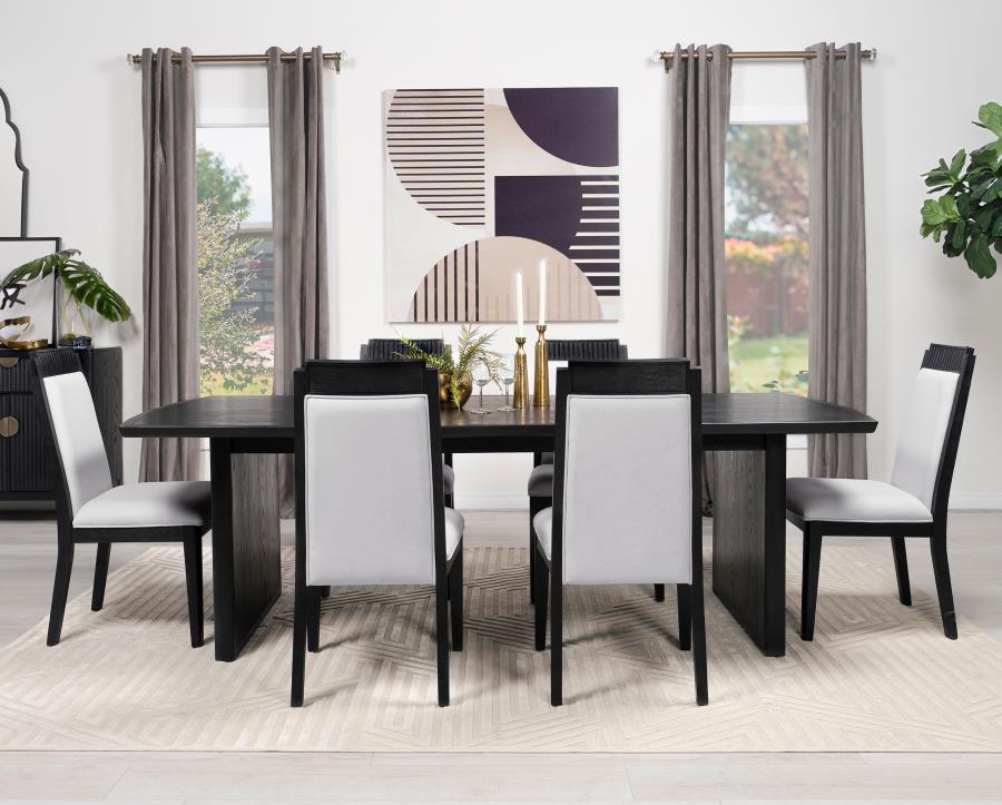 Modal Additional Images for Brookmead 100-inch Extension Leaf Dining Table Black