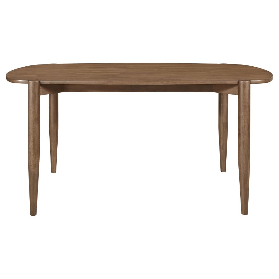 Dortch Oval 63-inch Solid Wood Dining Table Walnut
