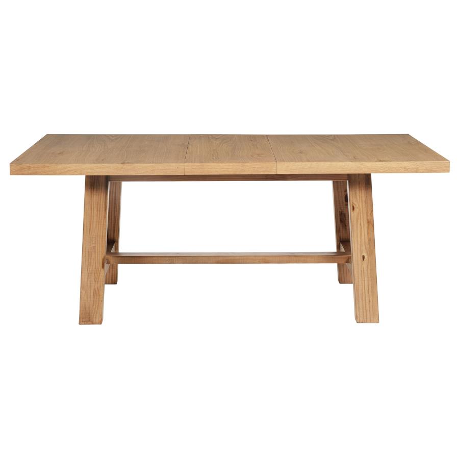 Middleton 7-piece Extension Leaf Dining Set Natural Brown