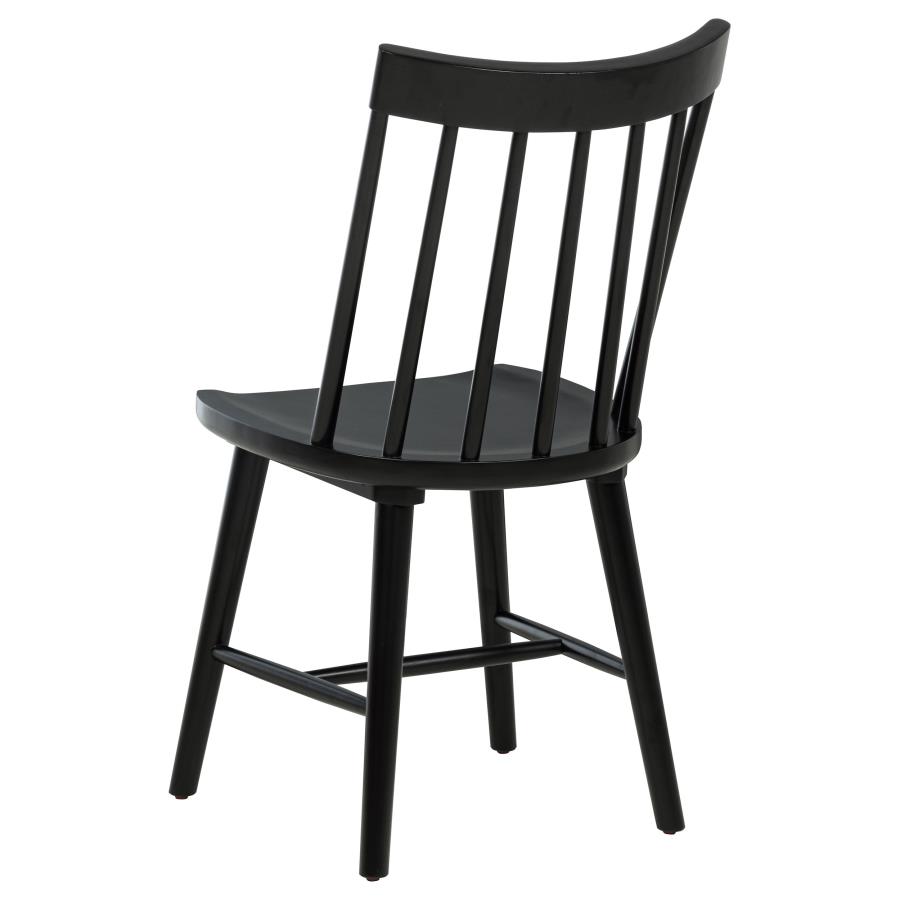 Middleton 7-piece Extension Leaf Dining Set Brown and Black