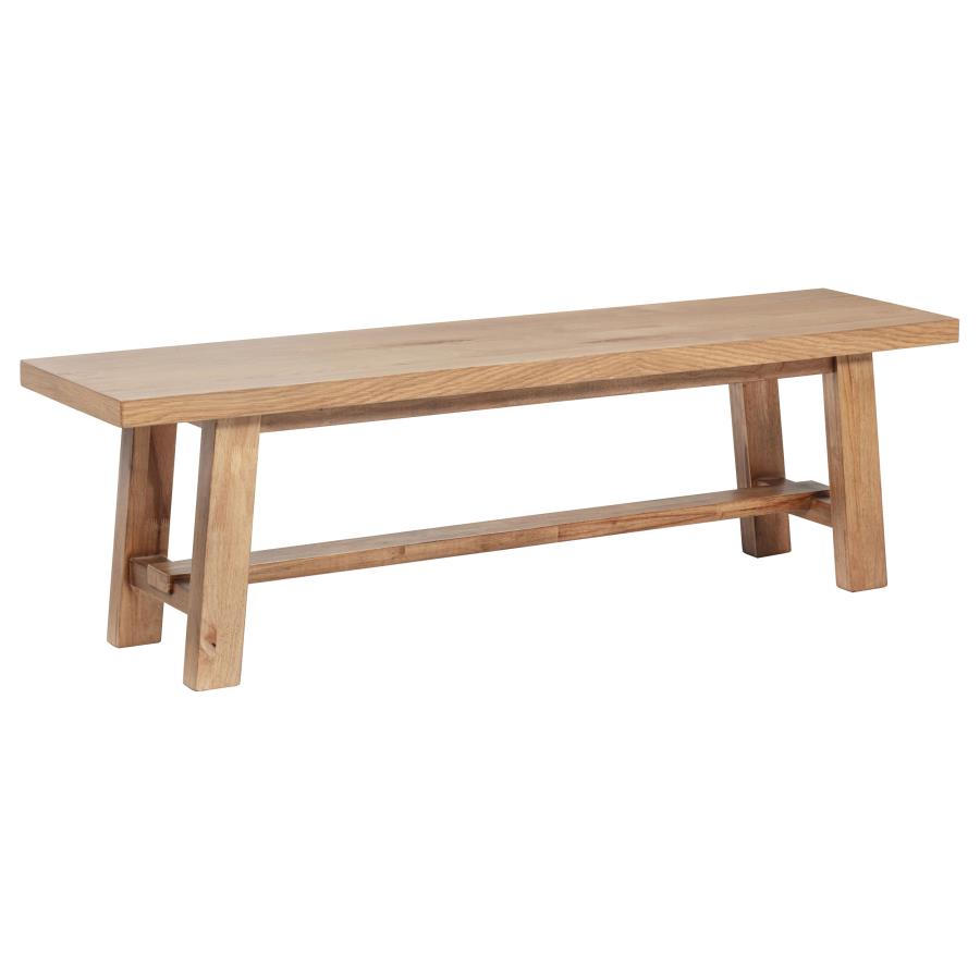 (image for) Middleton 60-inch Wood Backless Dining Bench Natural Brown