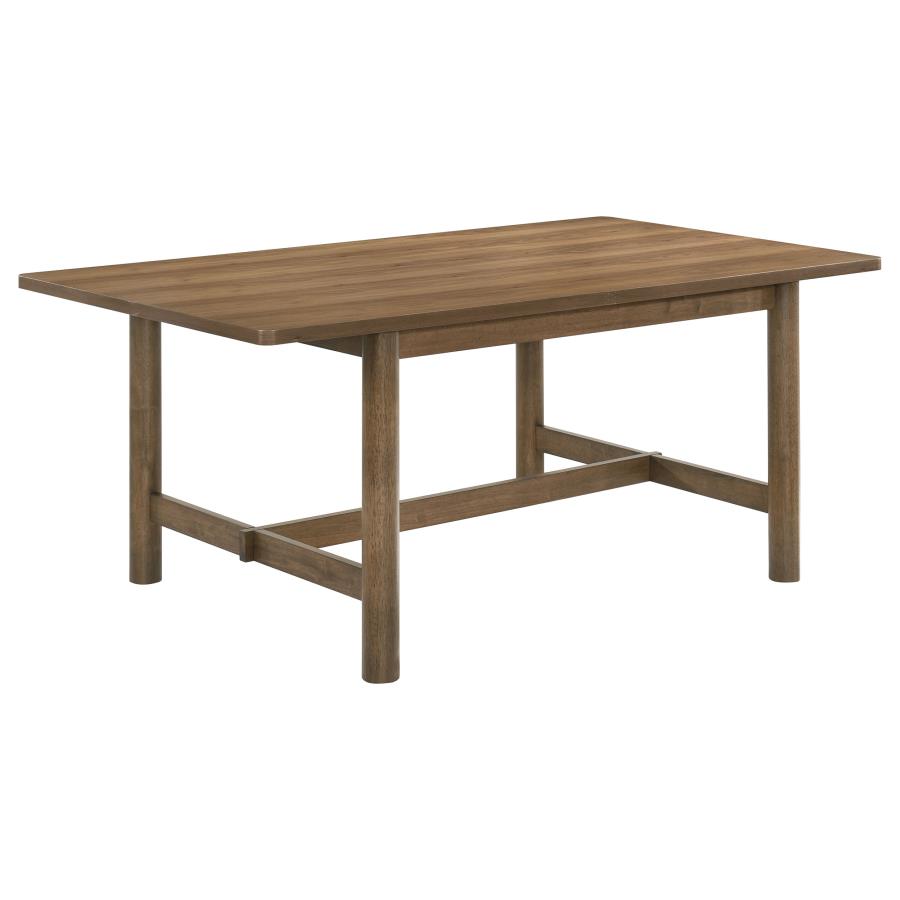 (image for) Crestmore 71-inch Rectangular Wood Dining Table Walnut