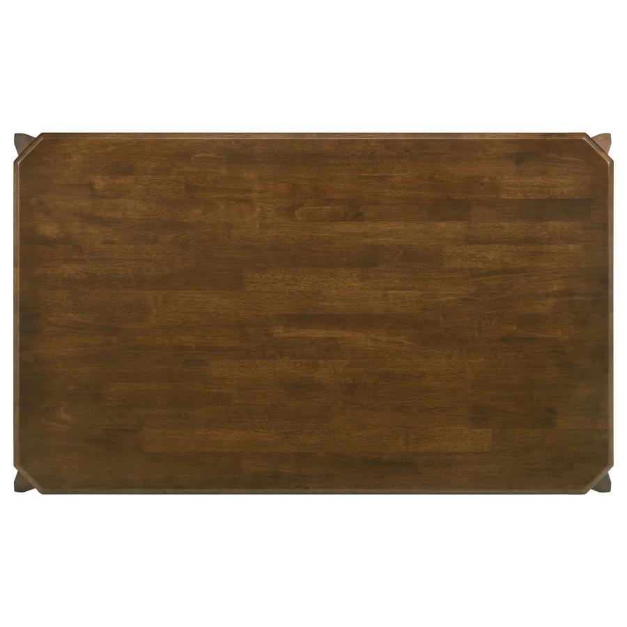 Almonte 59-inch Rectangular Wood Dining Table Dark Brown