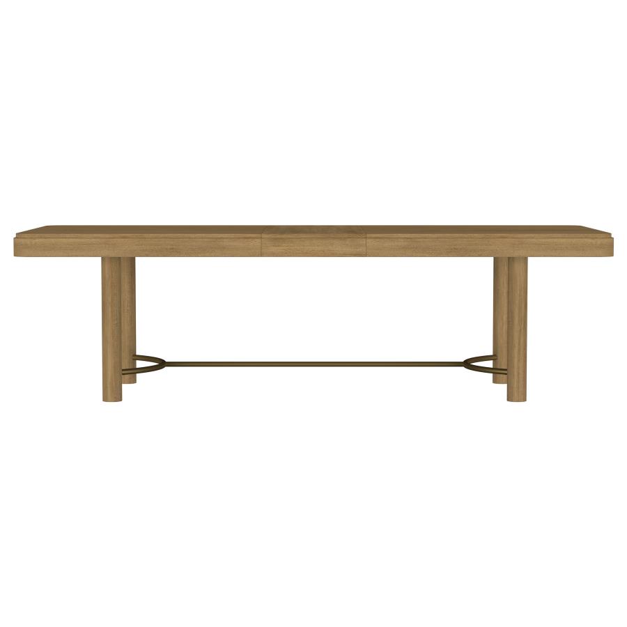 Arini 7-piece Extension Leaf Dining Table Set Sand Wash