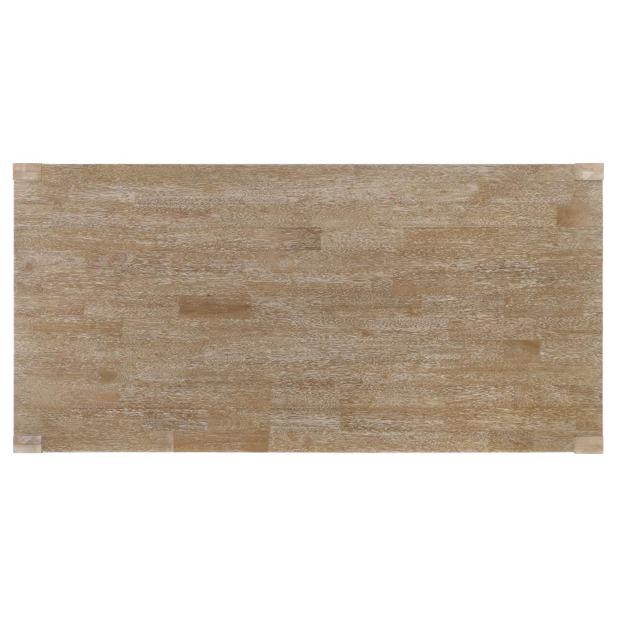 Scottsdale 6-piece Rectangular Dining Set Brown Washed 