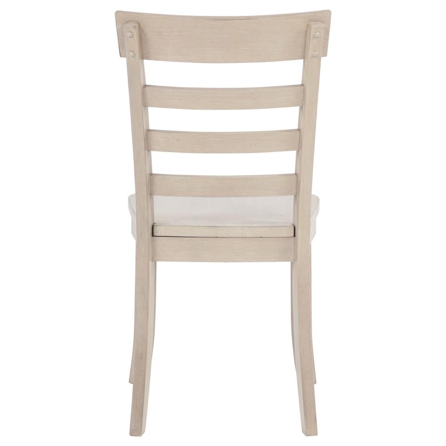 Orrison Ladder Back Dining Side Chair Linen (Set of 2)