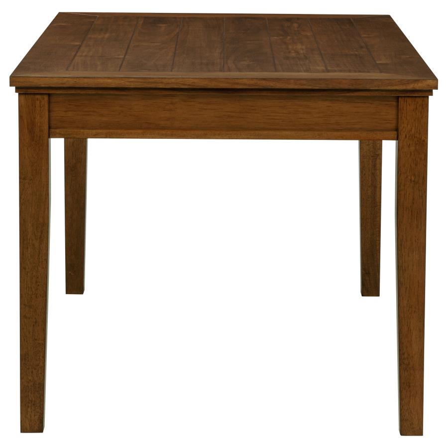 Atwood Rectangular Wood Dining Table Warm Brown