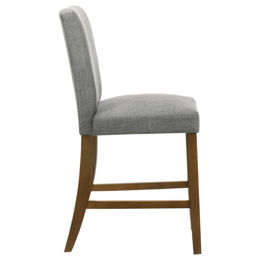 Paxton Upholstered Counter Height Dining Chair Grey (Set of 2)