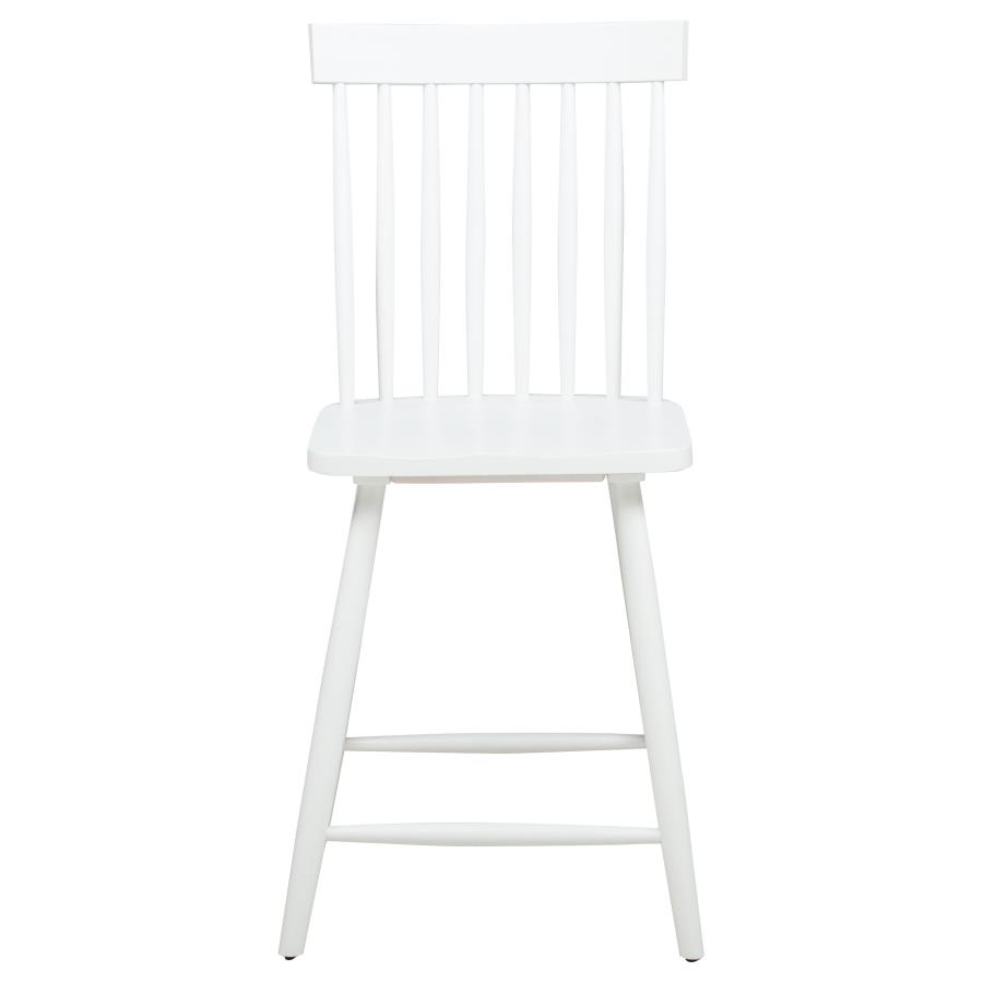 Andrews Windsor Counter Height Dining Side Chair White (Set of 2)