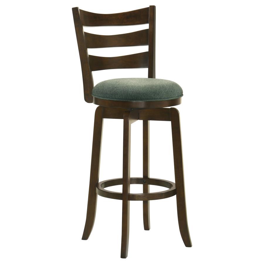 Murphy Wood Pub Height Swivel Bar Chair Hunter Green (image for) Murphy Wood Pub Height Swivel Bar Chair Hunter Green