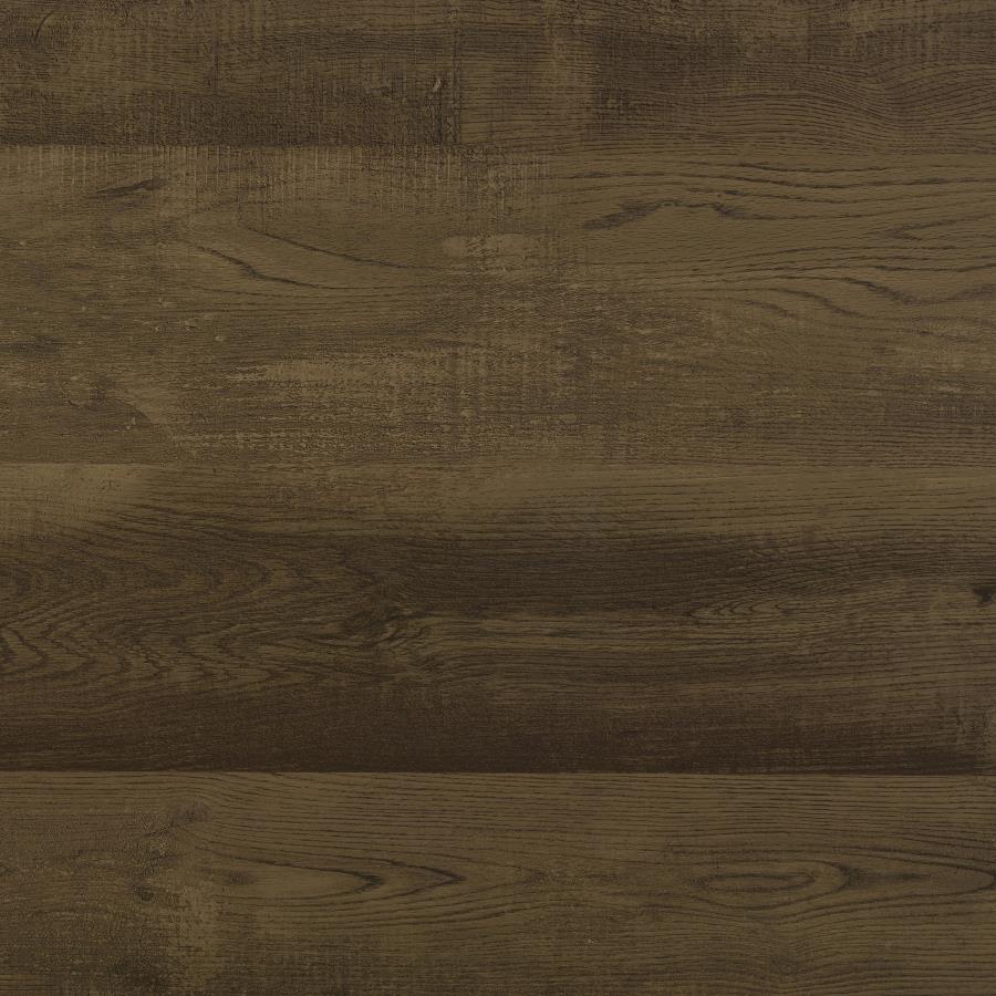 Gideon Curved Glass Top Home Bar Wine Cabinet Brown Oak