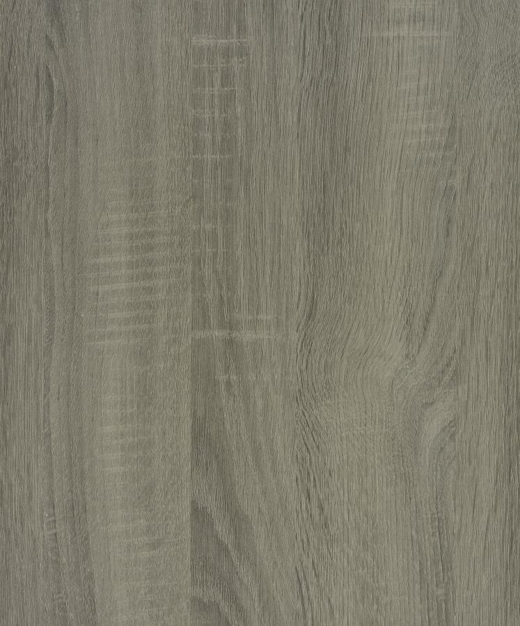 Acosta Freestanding Home Bar Wine Cabinet Weathered Grey