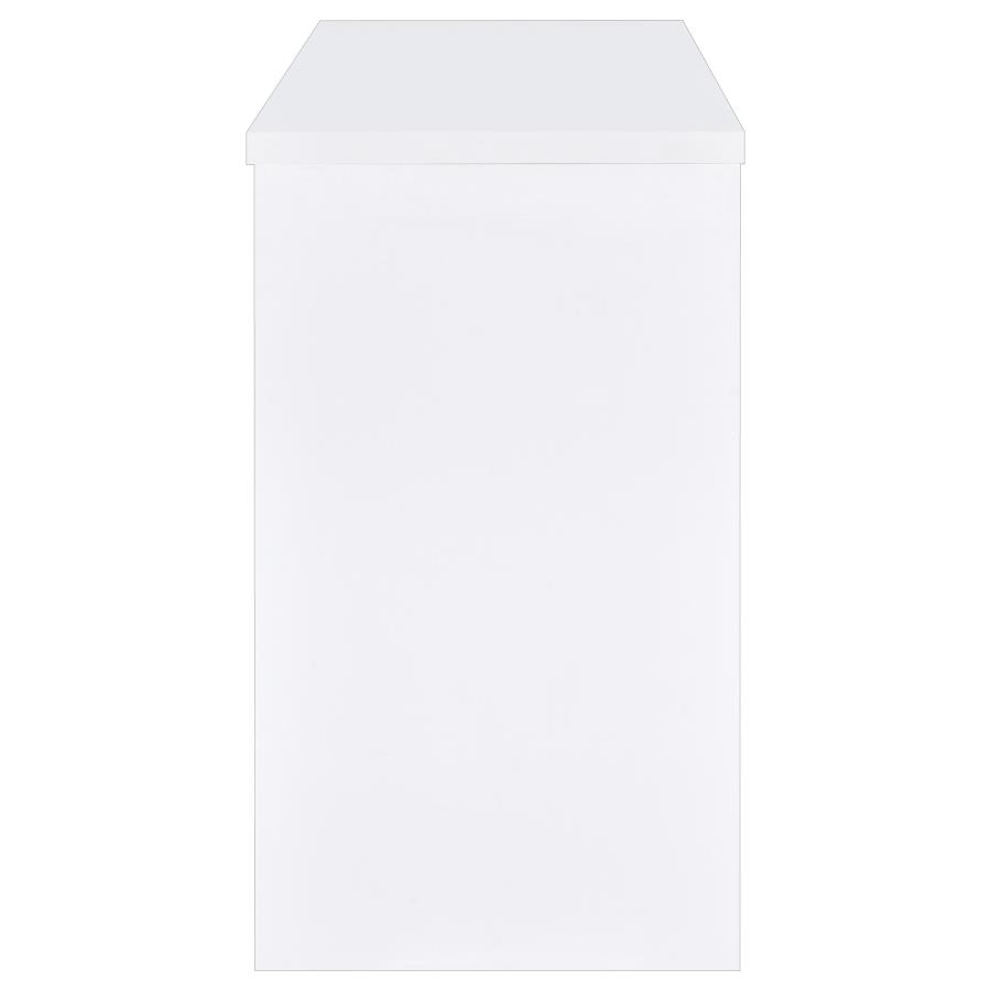 Topanga Engineered Wood Freestanding Home Bar White