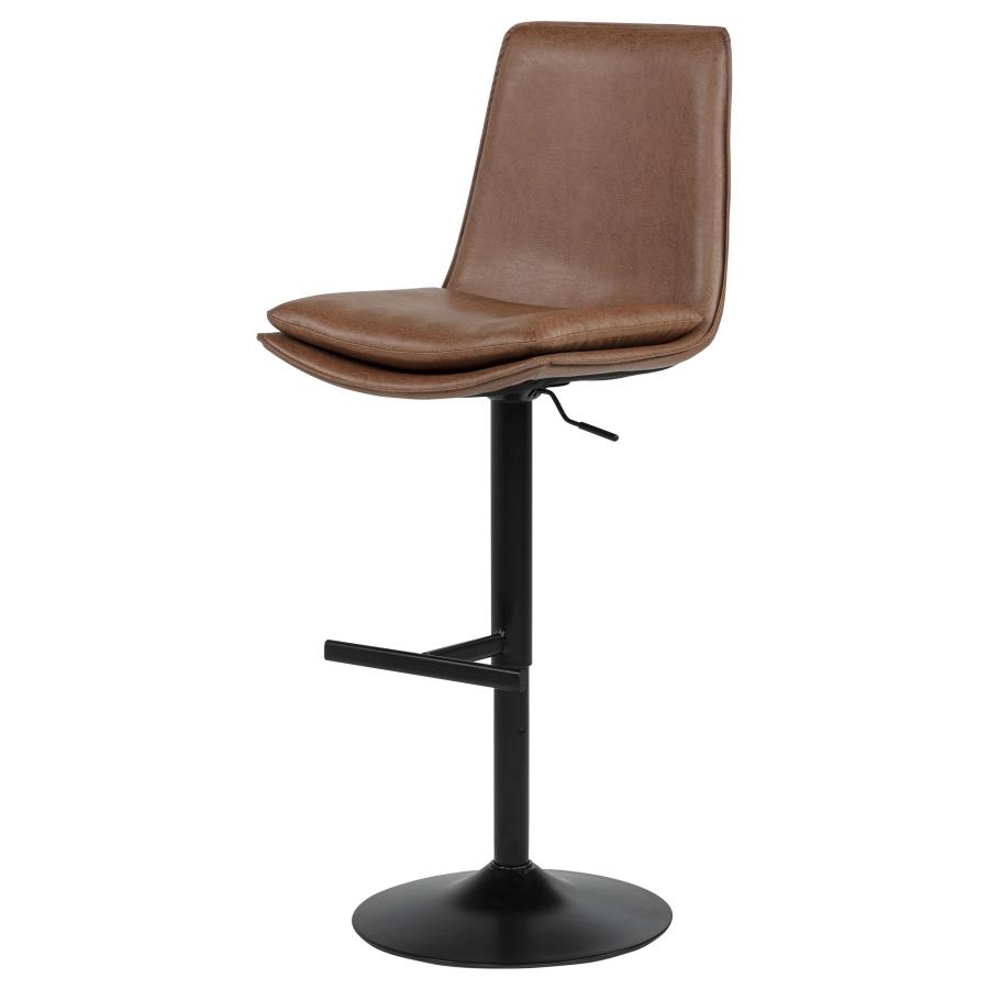 2027 Adjustable Bar Chair Coffee / Black 