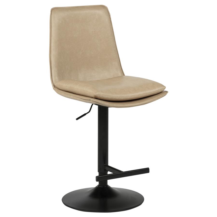 2027 Adjustable Bar Chair Tan / Black 