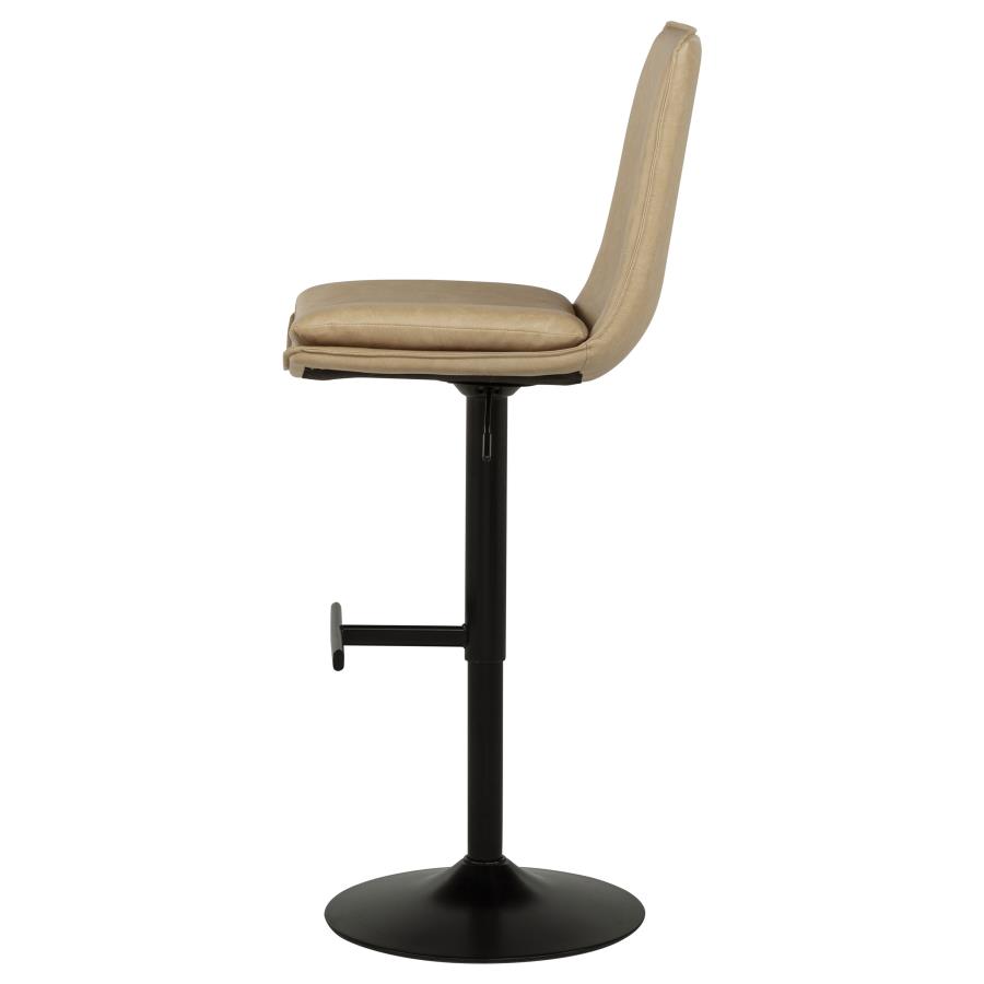 2027 Adjustable Bar Chair Tan / Black 