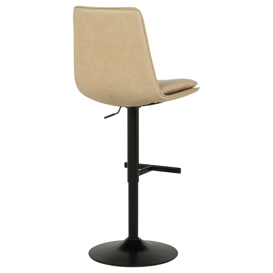 2027 Adjustable Bar Chair Tan / Black 