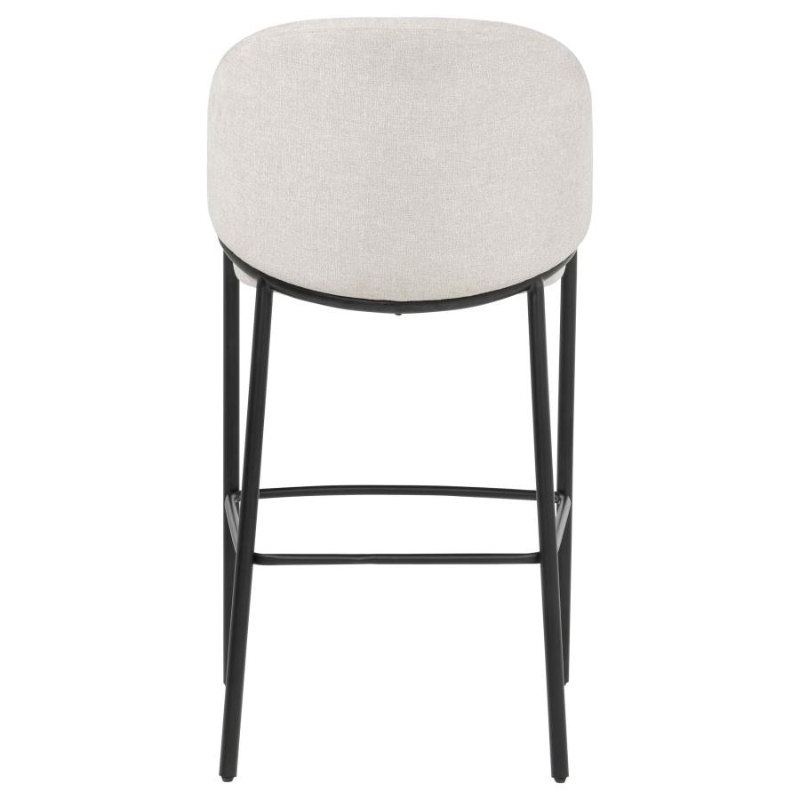 Chadwick Fabric Upholstered Bar Chair Beige (Set of 2)