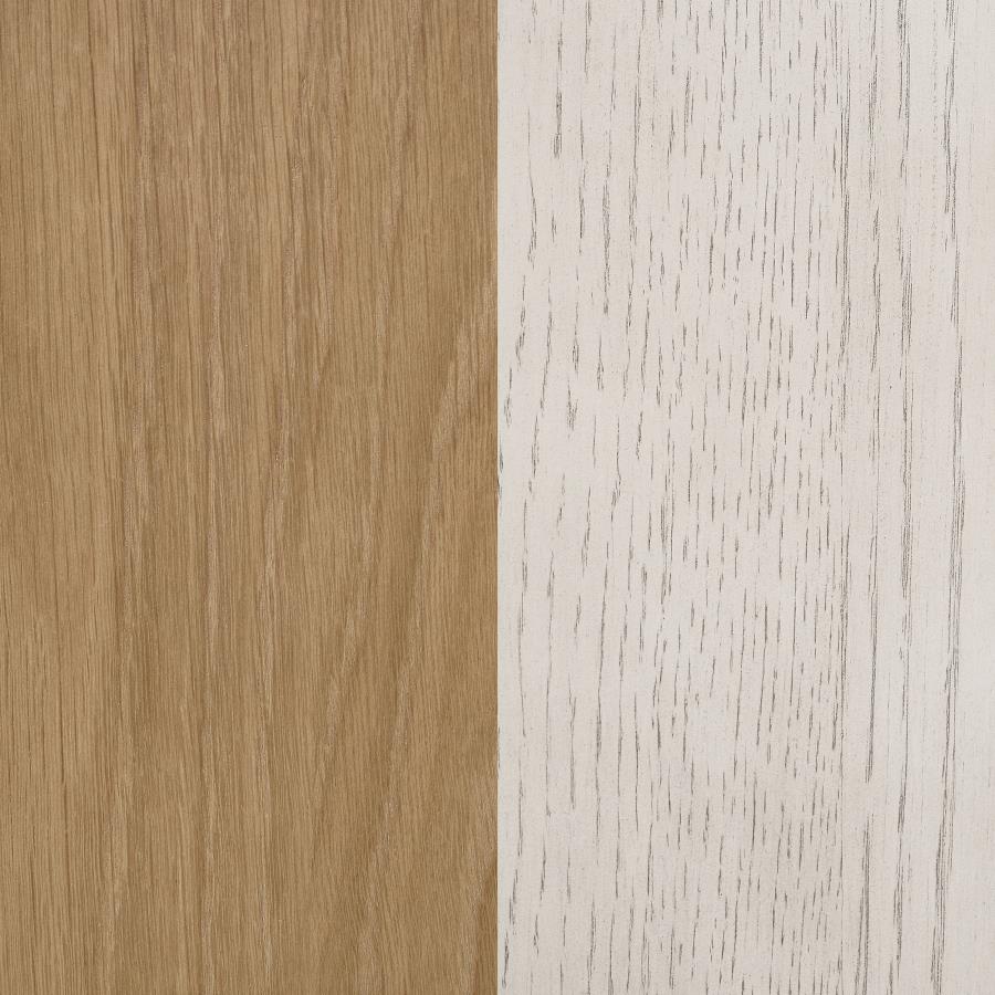 Kirby 5-piece Rectangular Dining Table Set Rustic Off White