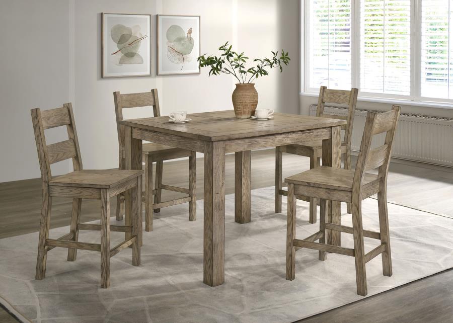 Modal Additional Images for Cardova Counter Height Dining Chair Vineyard Oak (Set of 2)